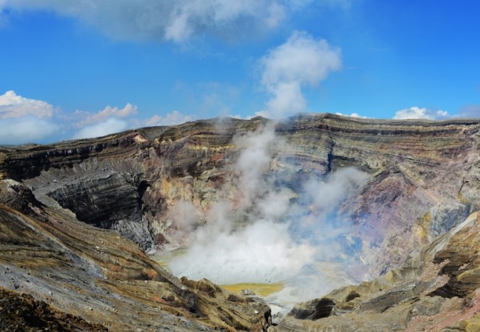 阿蘇火山冬季旅遊