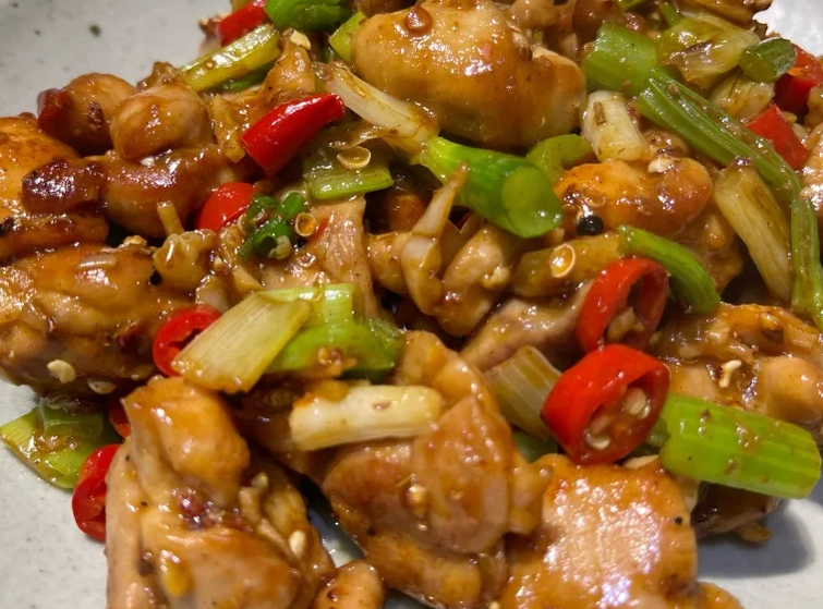 麻油炒雞丁做法